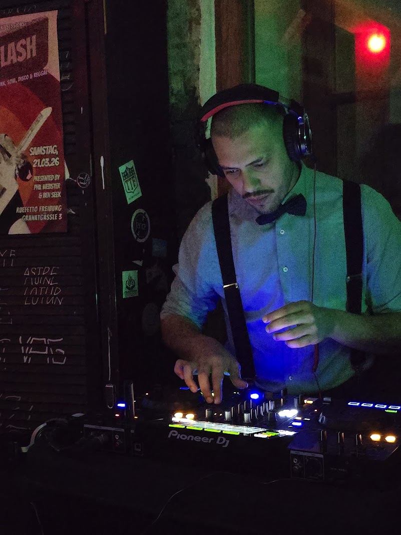 b.god performing at a club