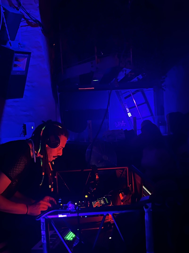 b.god performing at Harmonie Keller in Freiburg